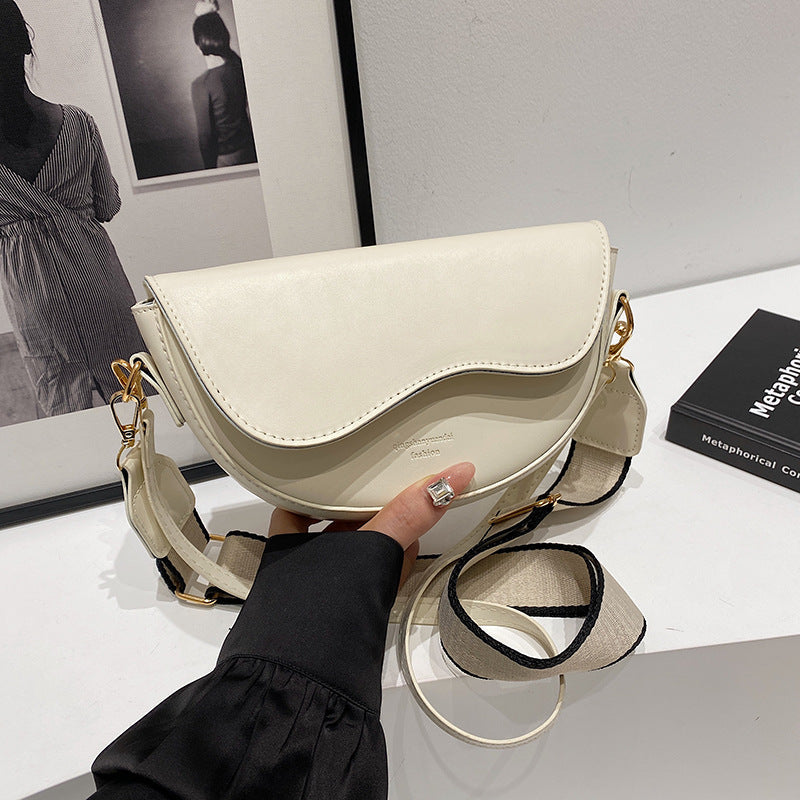 Gabi™ | Simple small satchel tas versatile flip cover crossbody schoudertas