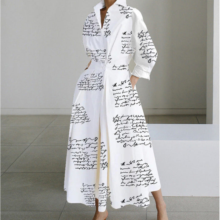 Sofer™ | Elegante front wrap collared maxi jurk