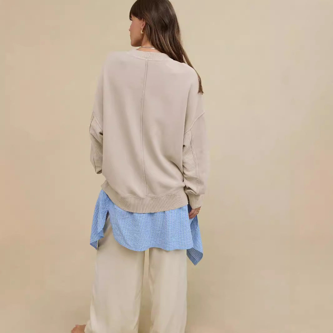 Anne™ | Relaxte fit klassieke sweatshirt