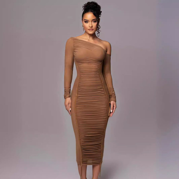 Bente™ | Classy bodycon lange mouwen midi jurk