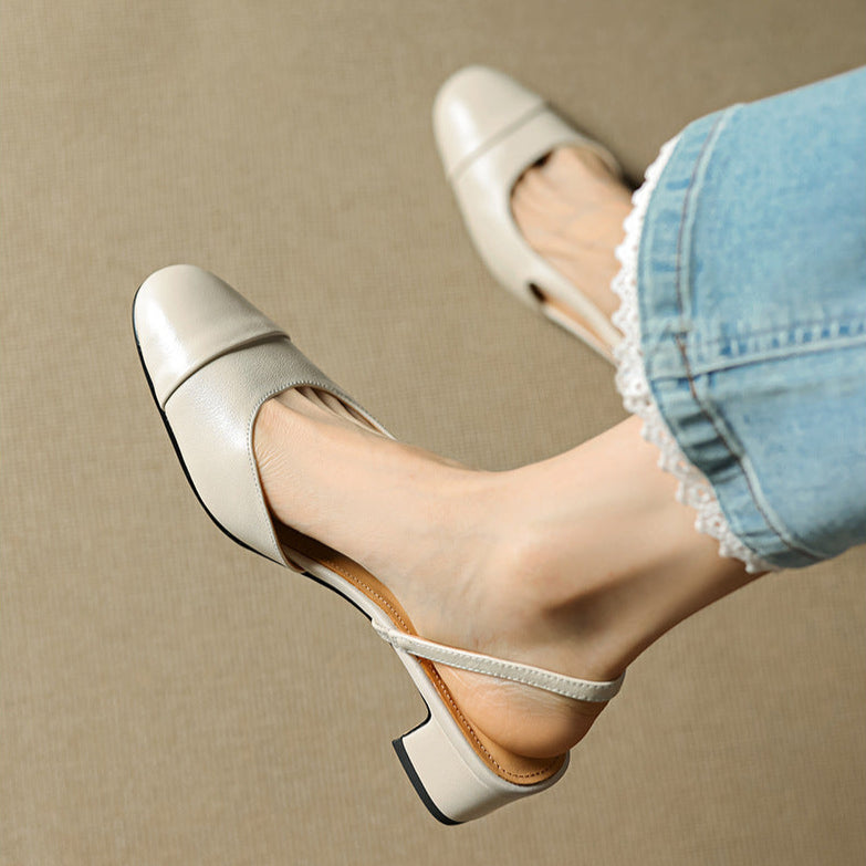 Reyna | Leren leather pumps