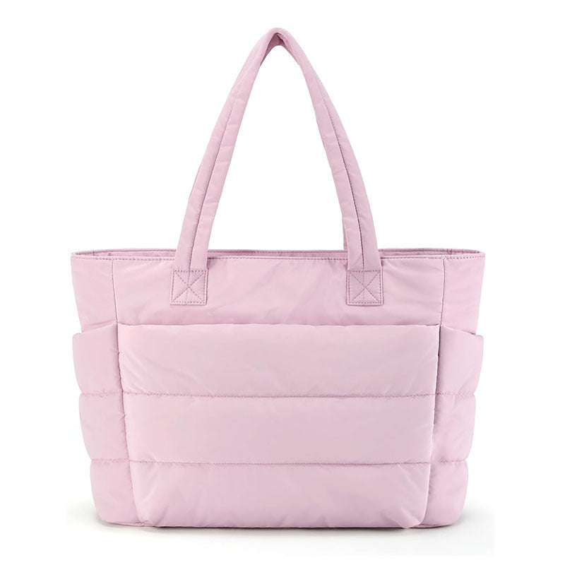 Nadine™ | Puffy bubble shopper voor dames gewatteerde laptop schoudertas