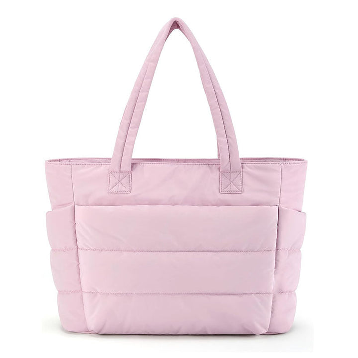 Nadine™ | Puffy bubble shopper voor dames gewatteerde laptop schoudertas