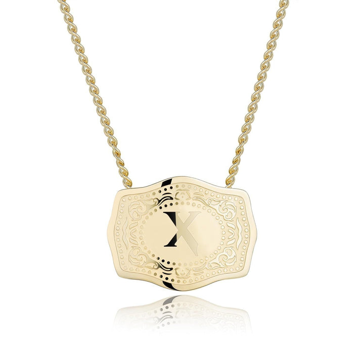Cindy™ | Stijlvol initial letter pendant necklace