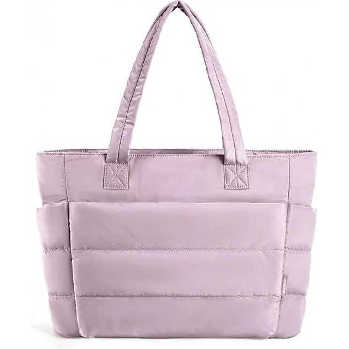 Nadine™ | Puffy bubble shopper voor dames gewatteerde laptop schoudertas