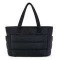Nadine™ | Puffy bubble shopper voor dames gewatteerde laptop schoudertas