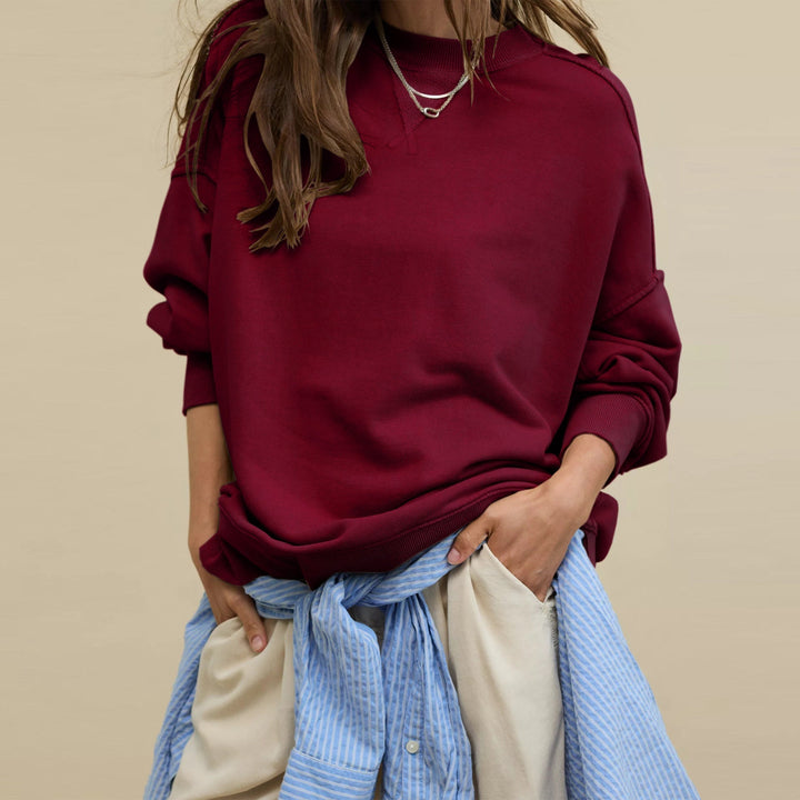 Anne™ | Relaxte fit klassieke sweatshirt