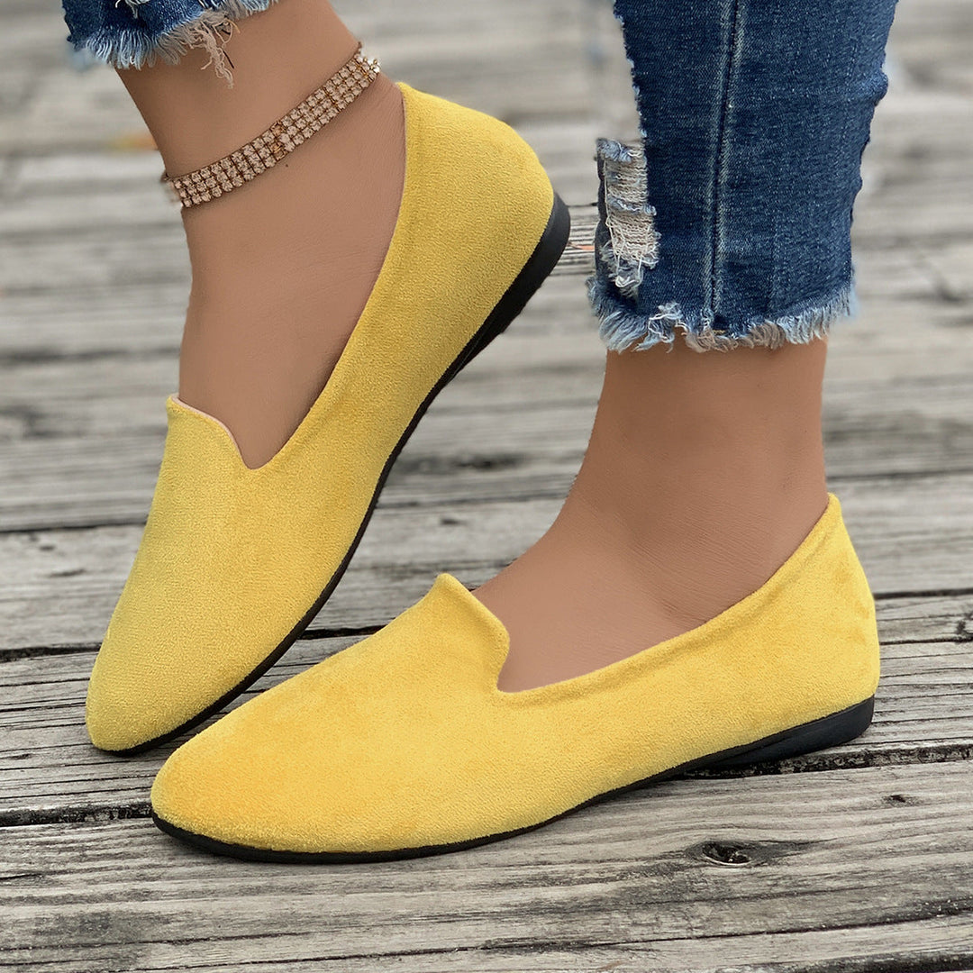Janelle™ | Casual comfortabele pointed-toe ballerina's