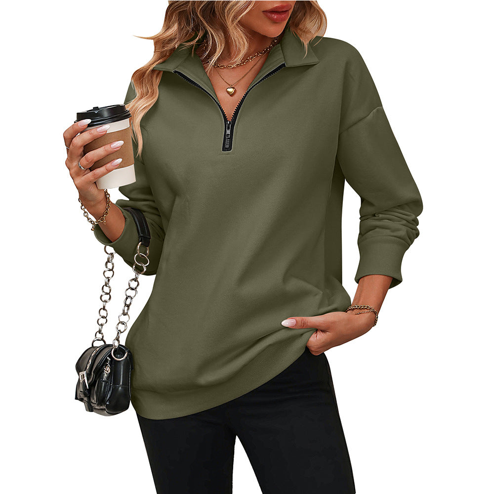 Alex™ | Timeless casual zip sweatshirt