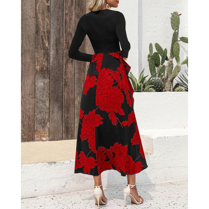 Sadie™ | Bloemen charm zonder mouwen midi jurk