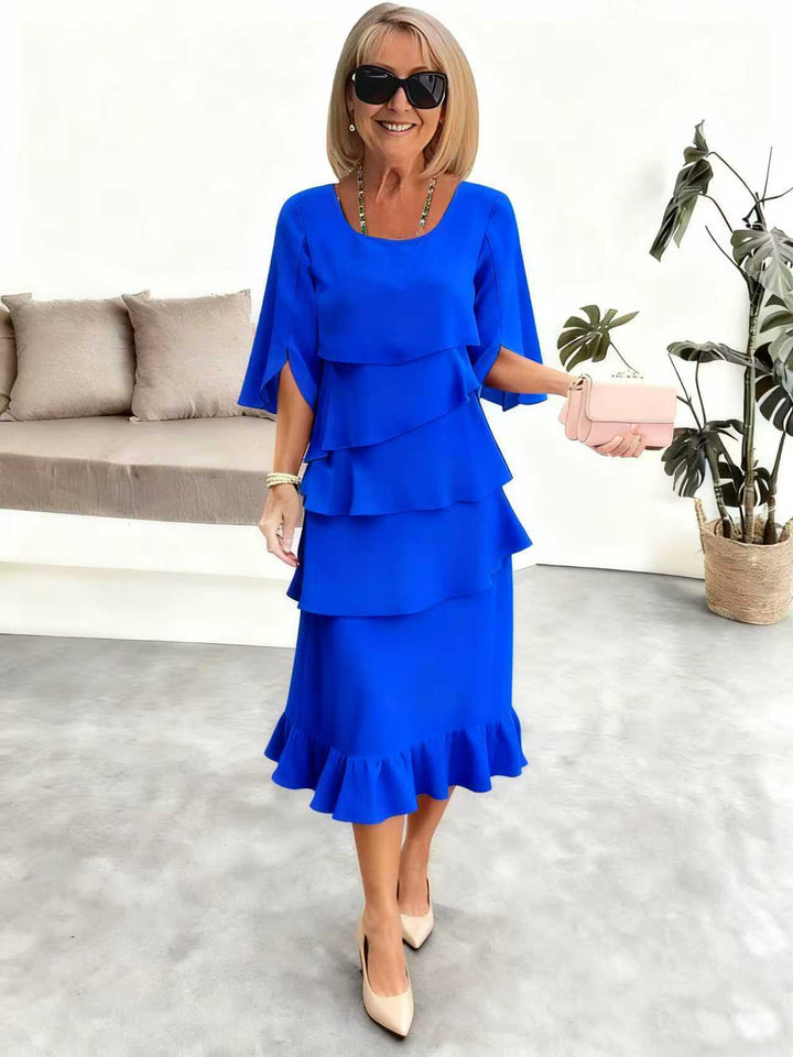 Ann | Elegante midi jurk