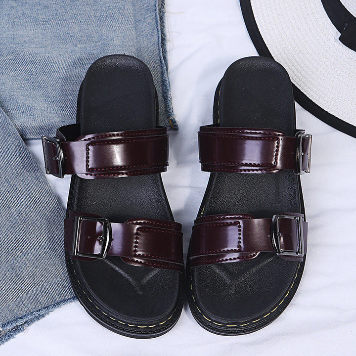 Peary™ | Comfort buckled summer platformsandalen