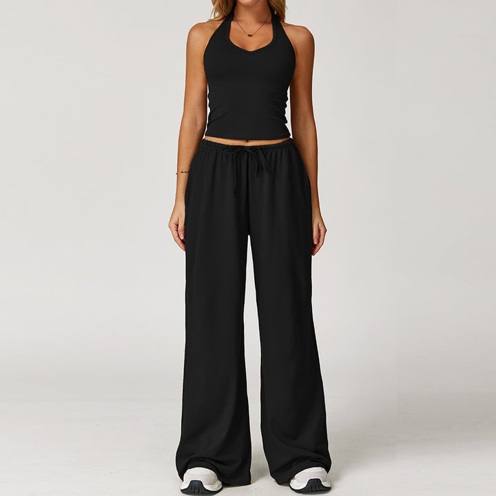 Araya™ | Casual crop tanktop and wide-leg broek set