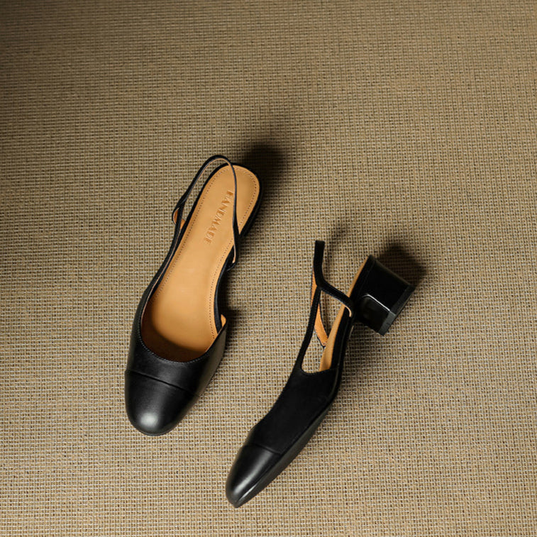 Reyna | Leren leather pumps
