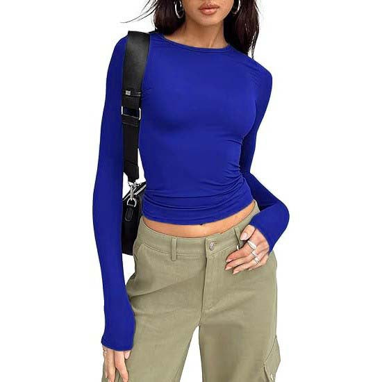 Jihyo™ | Casual lange mouwen ronde hals top