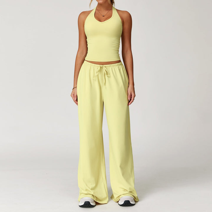 Araya™ | Casual crop tanktop and wide-leg broek set