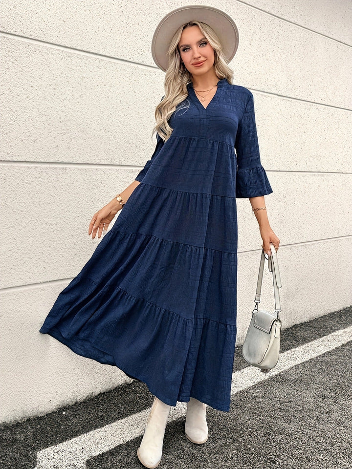 Stella™ | Casual V-hals summer maxi jurk
