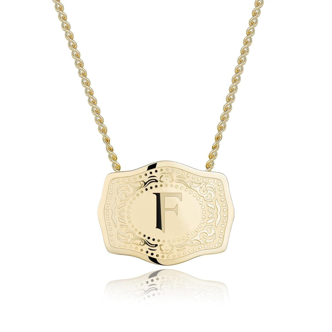 Cindy™ | Stijlvol initial letter pendant necklace