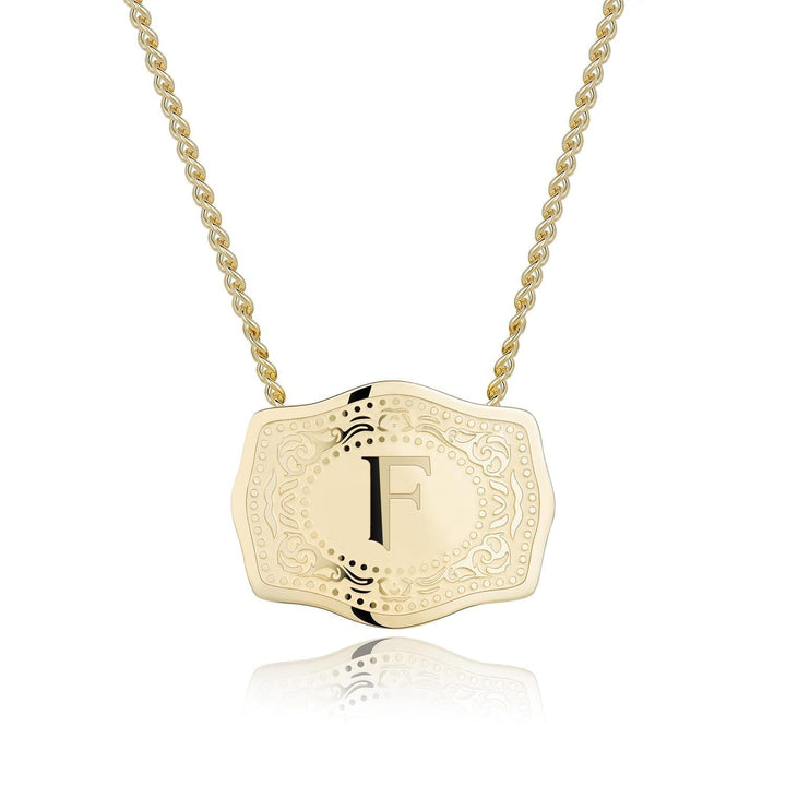 Cindy™ | Stijlvol initial letter pendant necklace