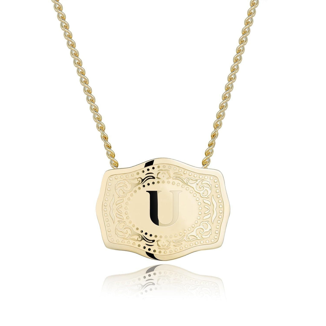 Cindy™ | Stijlvol initial letter pendant necklace