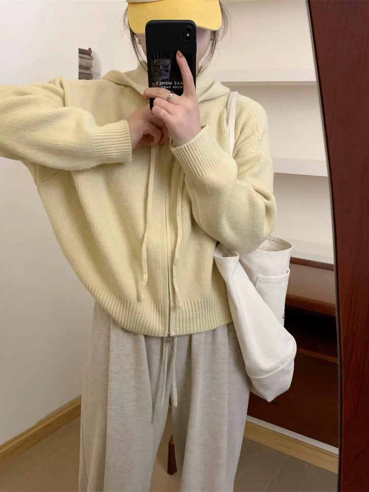 Arlene™ | Cozy lange mouwen hooded vest