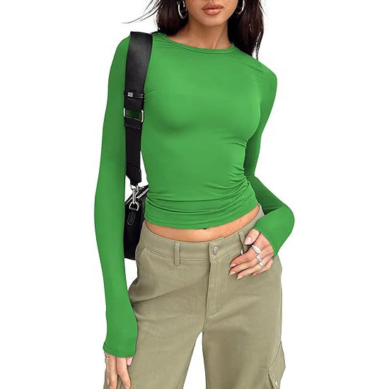 Jihyo™ | Casual lange mouwen ronde hals top