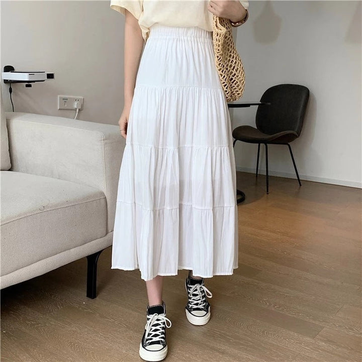 Carine™ | Casual soepel vallende rok
