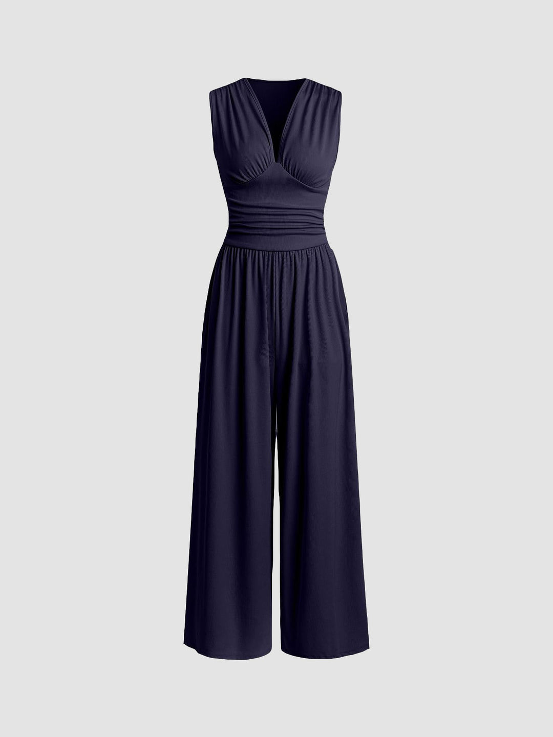 Char | Chique zonder mouwen wide-leg jumpsuit