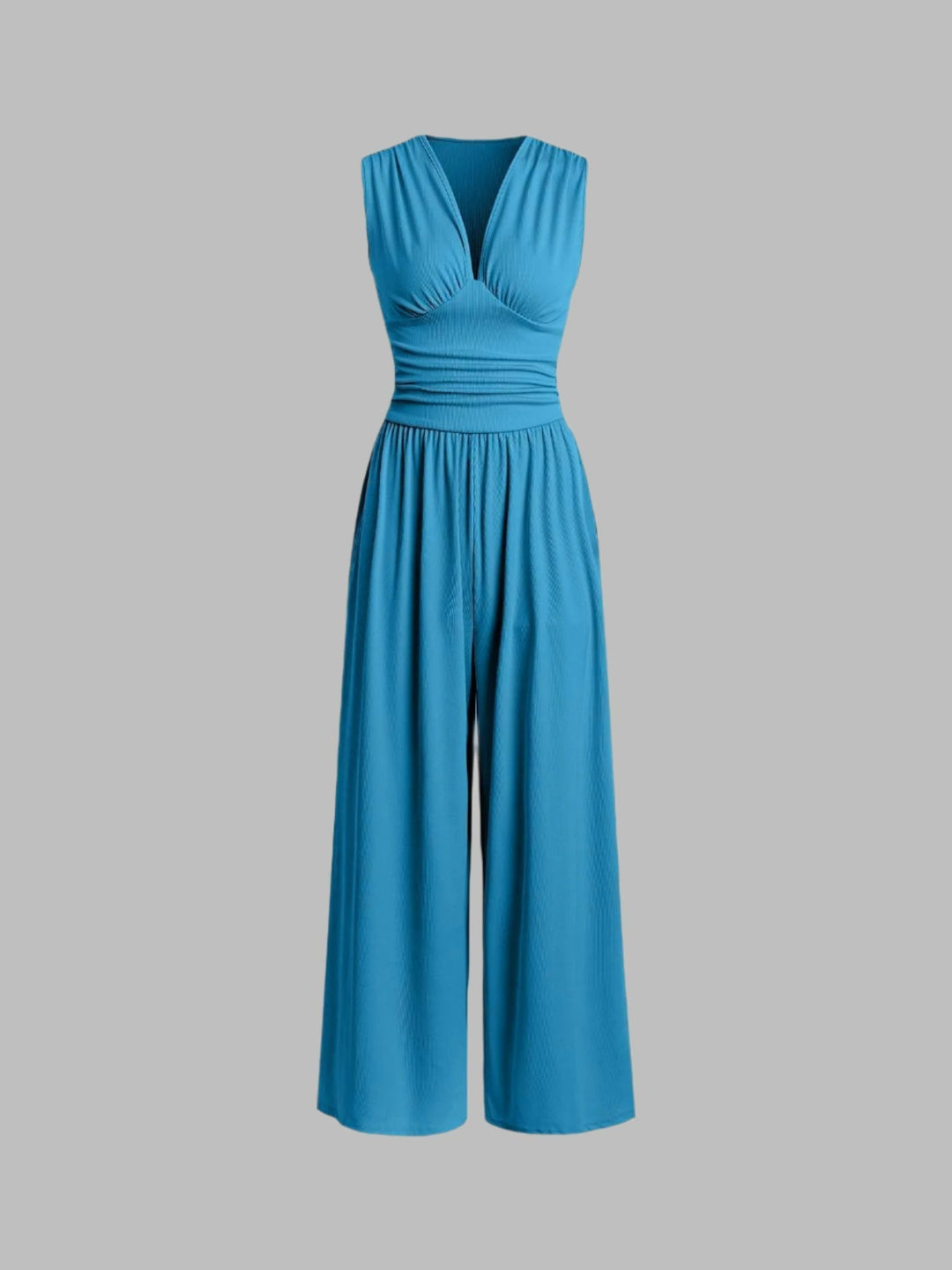 Christine | Chique zonder mouwen wide-leg jumpsuit