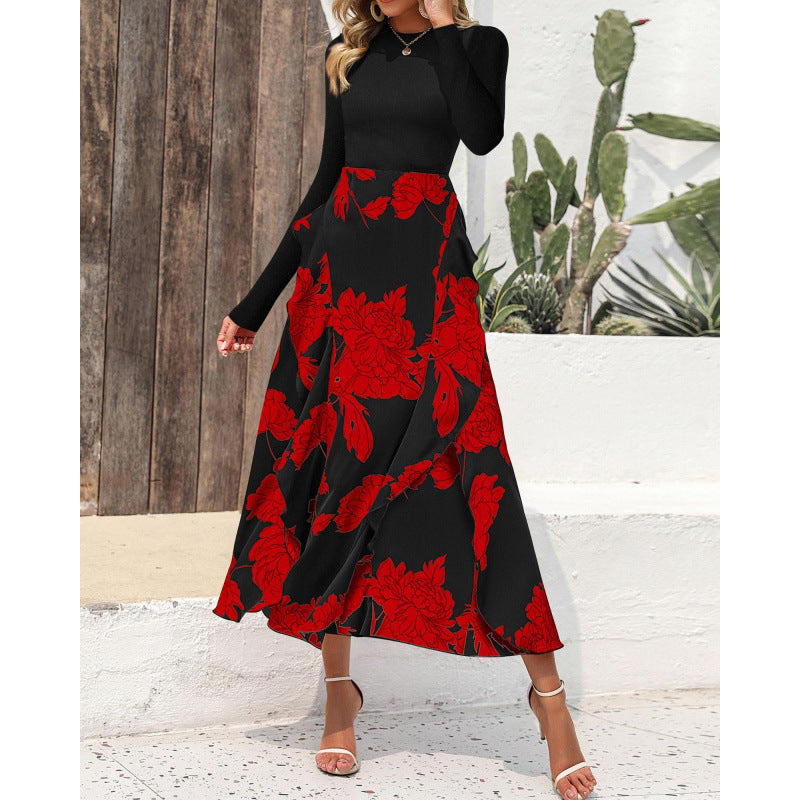 Sadie™ | Bloemen charm zonder mouwen midi jurk