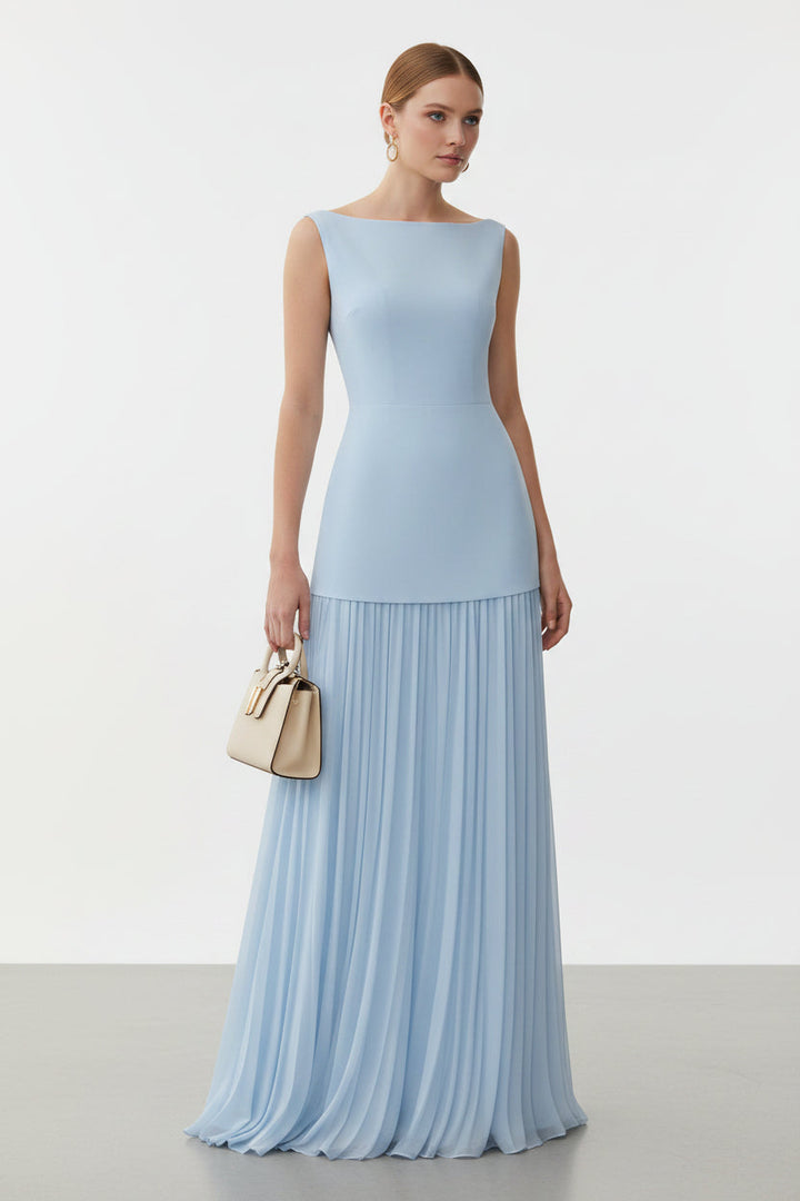 Serena | Pleated maxi jurk set