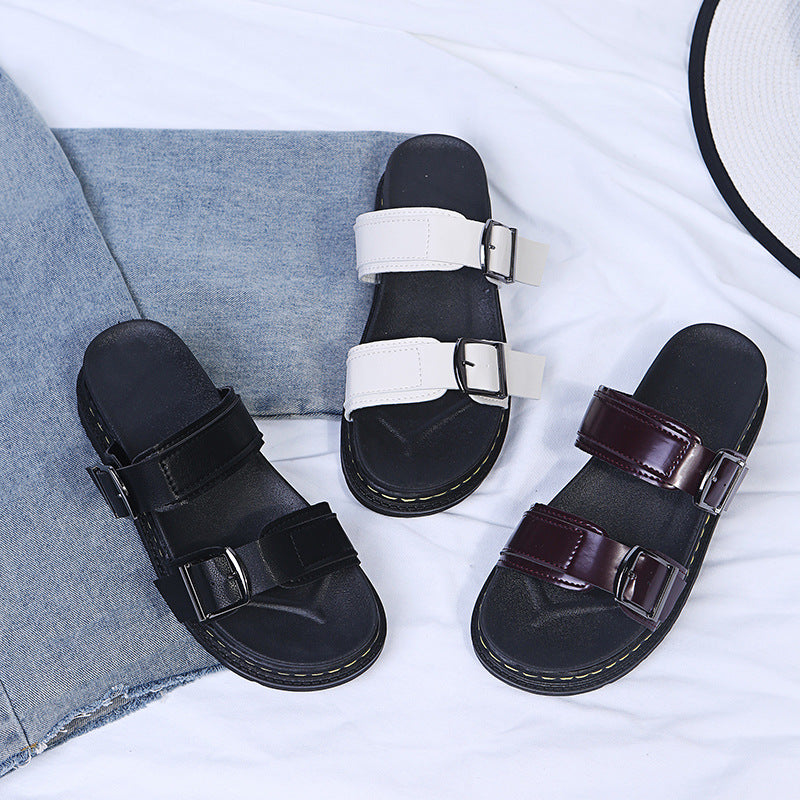 Peary™ | Comfort buckled summer platformsandalen