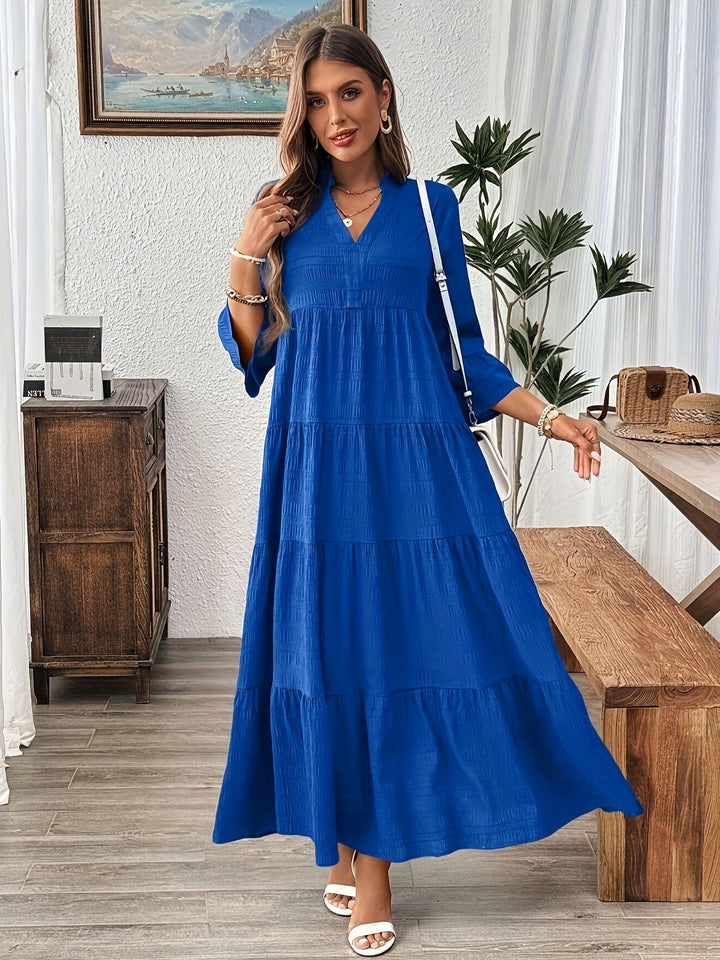 Stella™ | Casual V-hals summer maxi jurk