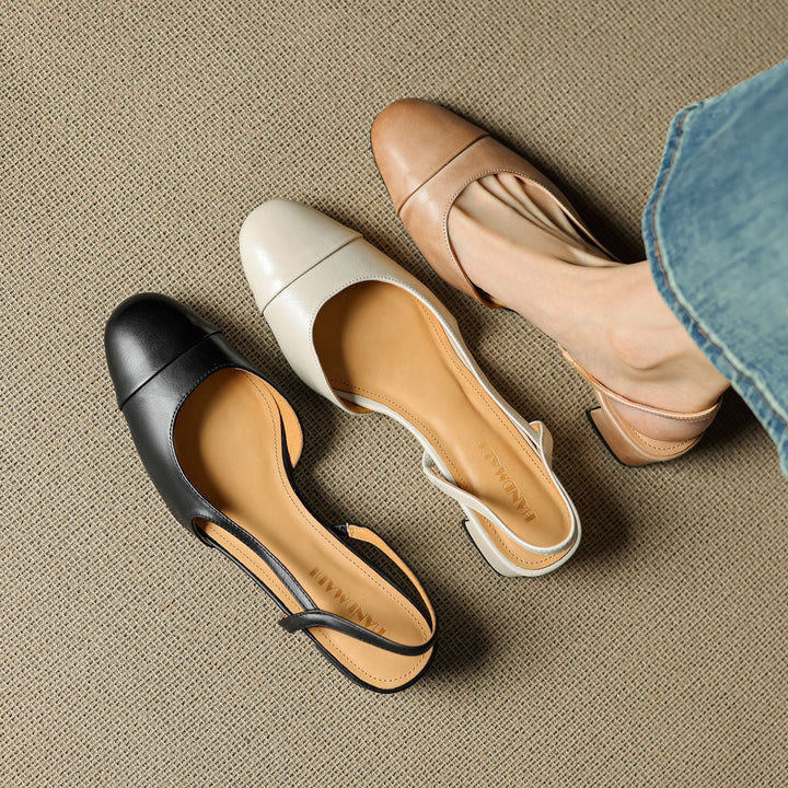 Reyna | Leren leather pumps