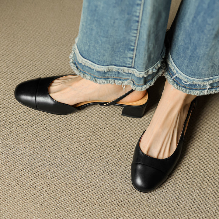 Reyna | Leren leather pumps