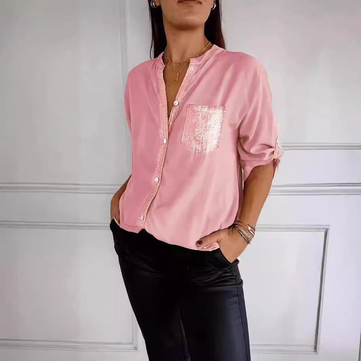 Danica™ | Sequin detailed blouse