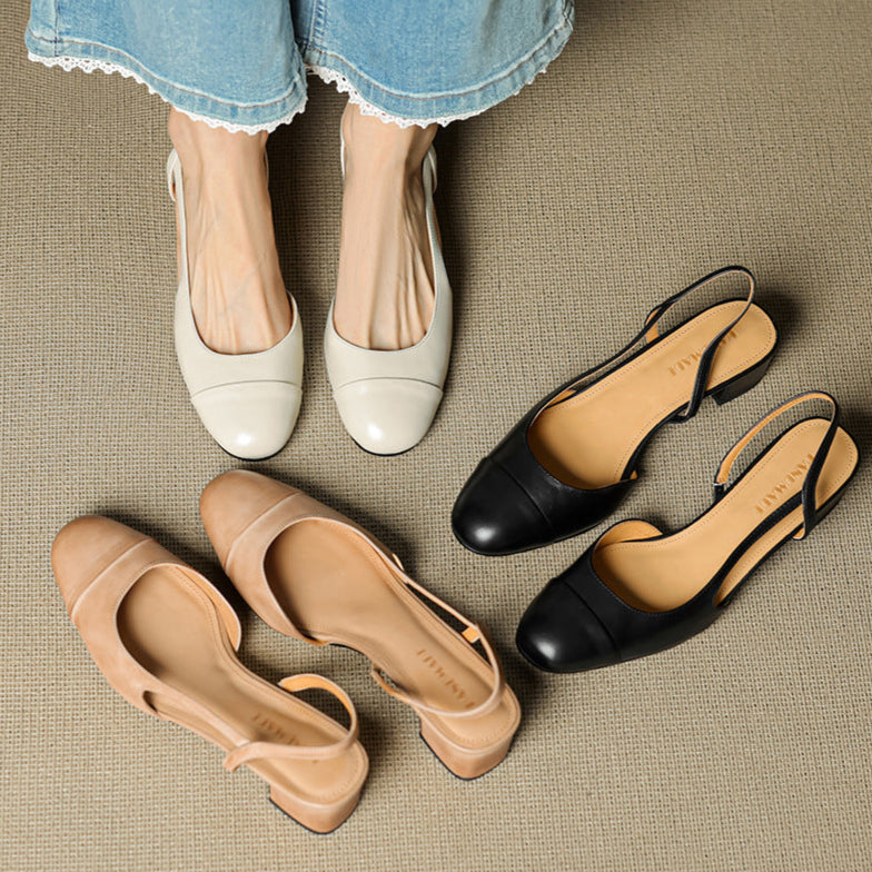 Reyna | Leren leather pumps