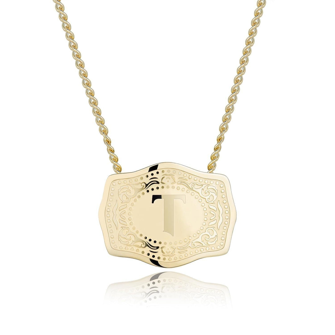 Cindy™ | Stijlvol initial letter pendant necklace