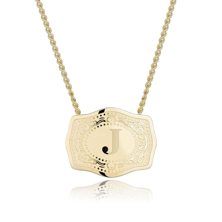 Cindy™ | Stijlvol initial letter pendant necklace