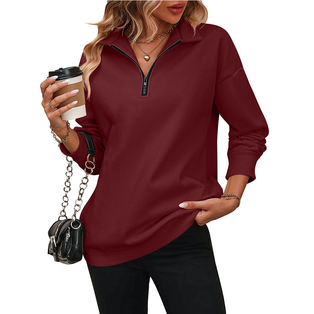 Alex™ | Timeless casual zip sweatshirt