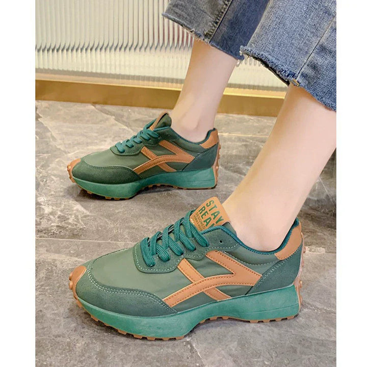 Adriana™ | Casual thick-sole leren sneakers for everyday comfort
