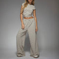 Chesa™ | Casual gestreepte co-ord lounge set