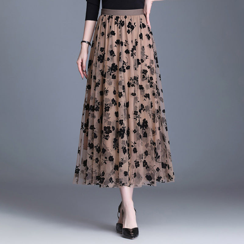 Adeline™ | Chique bloemen midi rok