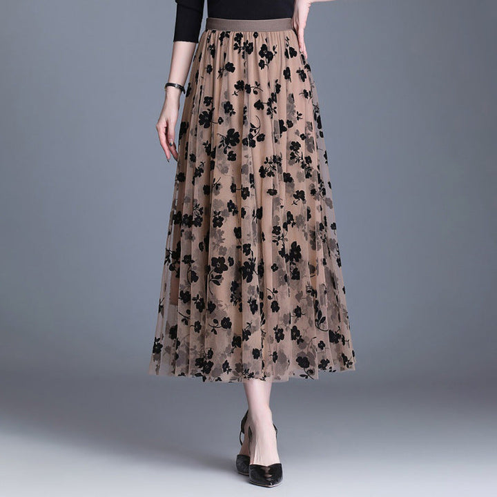 Adeline™ | Chique bloemen midi rok