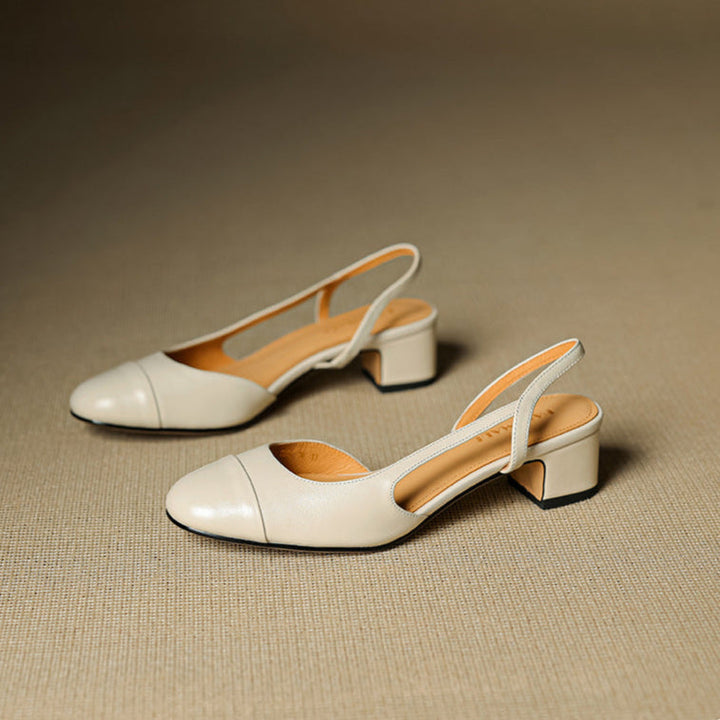 Reyna | Leren leather pumps