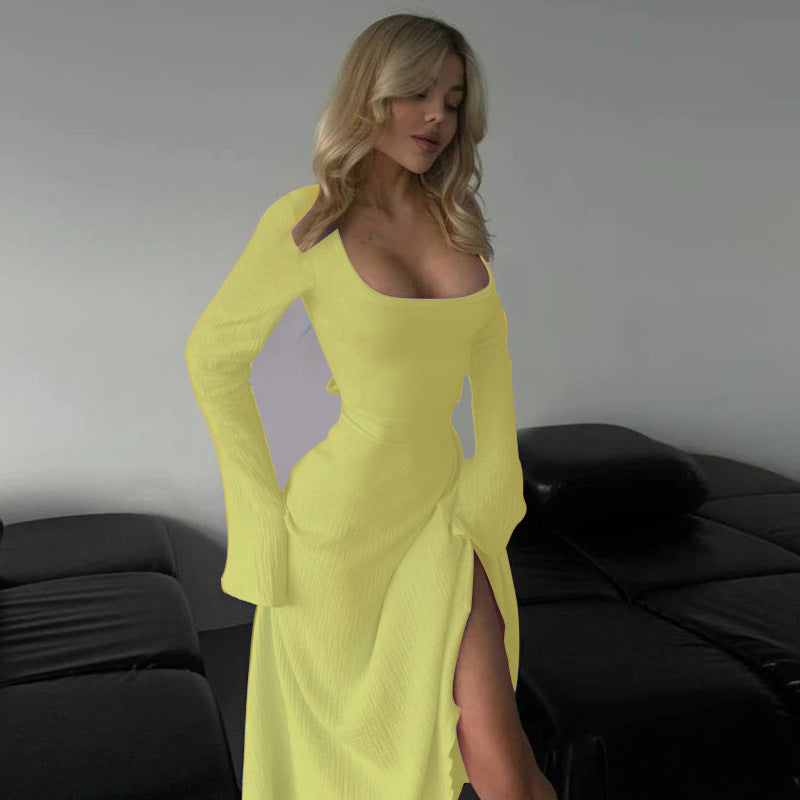 Tila™ | Elegante tie back flounce sleeve jurk
