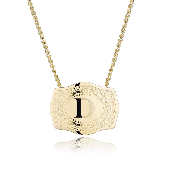 Cindy™ | Stijlvol initial letter pendant necklace