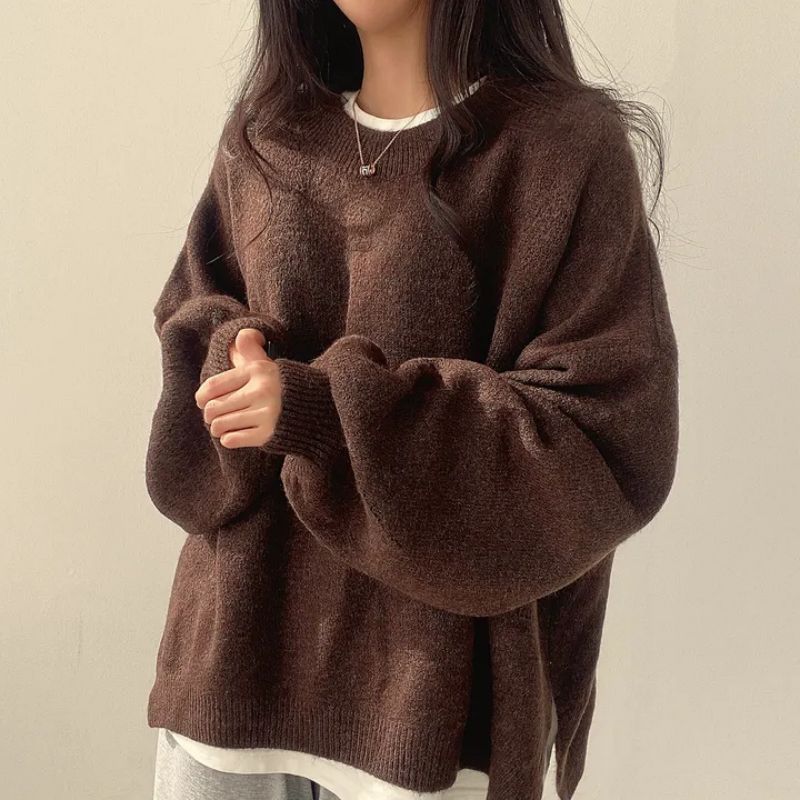 Bilog™ | Casual lange mouwen ronde hals trui