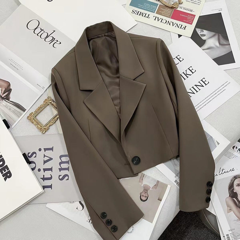 Coralie™ | Sophisticated cropped blazer