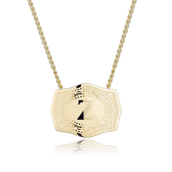 Cindy™ | Stijlvol initial letter pendant necklace